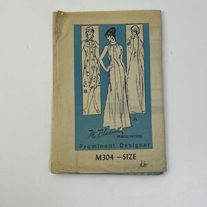 Designer Dress Vtg 60s Mail Order Uncut Pattern M304 Retro Size 8 Mr Blackwell